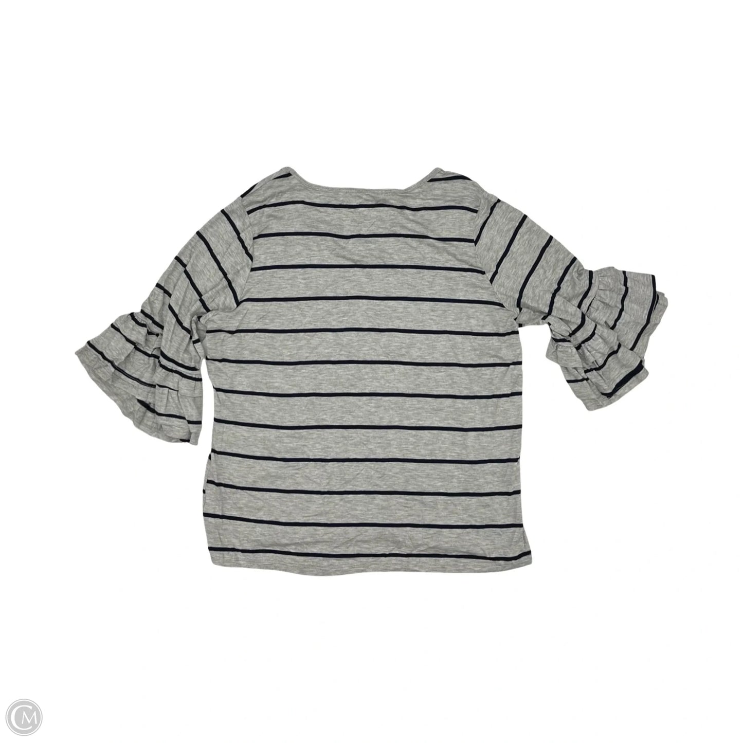 Top Short Sleeve By Clothes Mentor In Blue & Grey, Size: Xl
