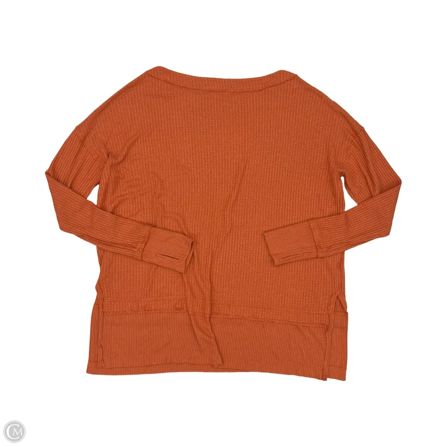 Tunic Long Sleeve By We The Free In Orange, Size: M