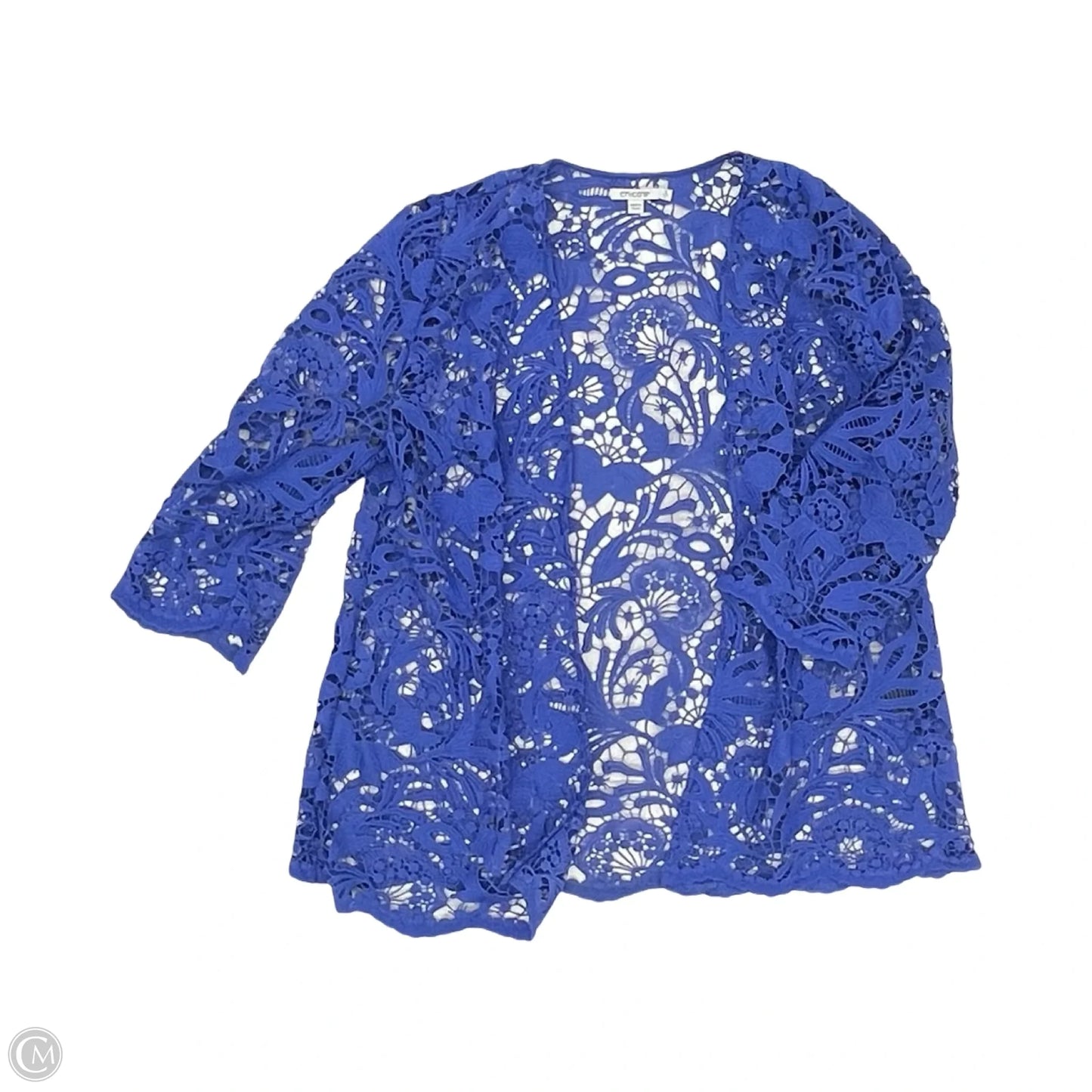 Cardigan By Chicos In Blue, Size: L