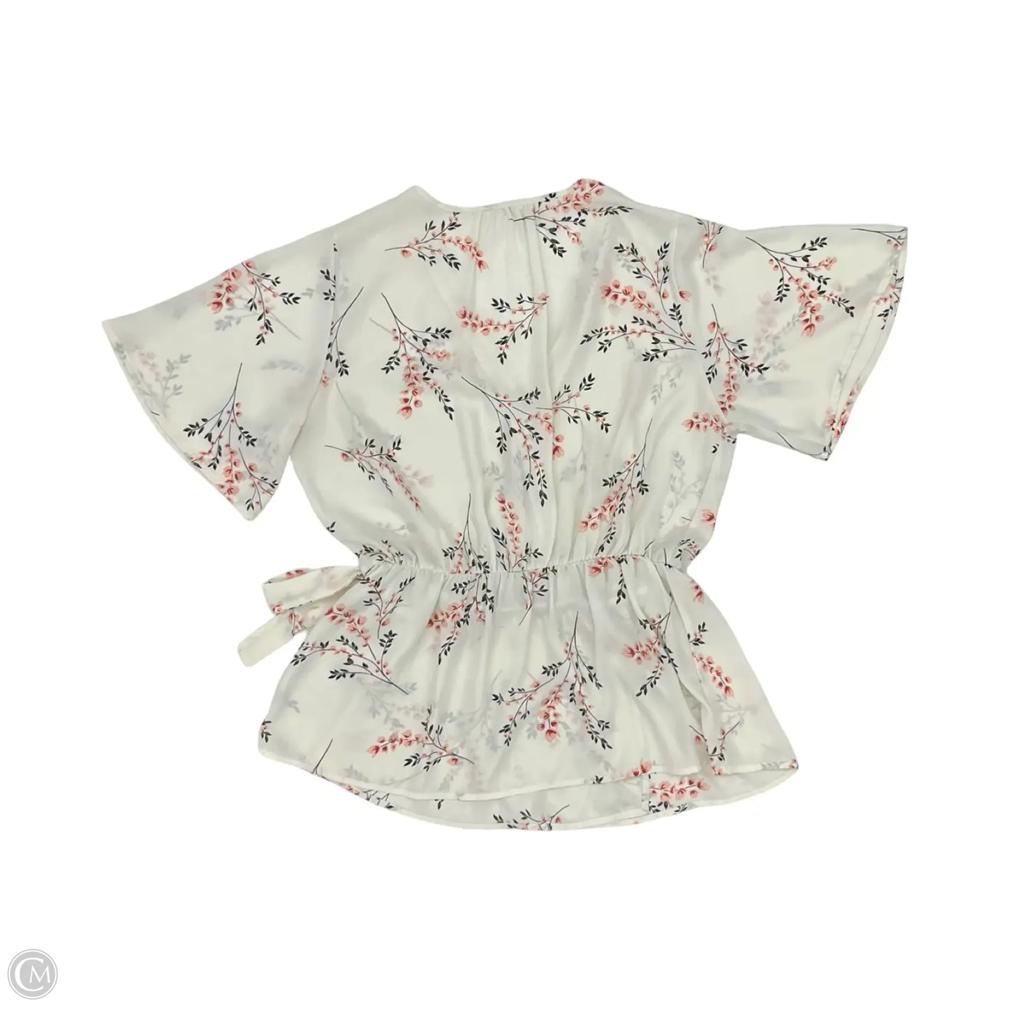 Blouse Short Sleeve By Sienna Sky In Cream, Size: L