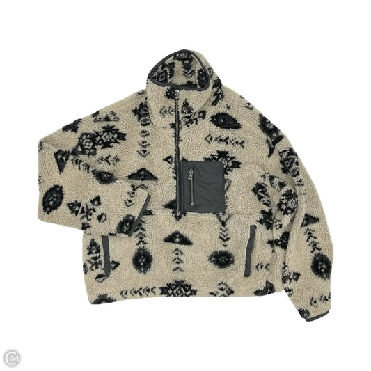 Sweatshirt Collar By Dylan In Tan, Size: L