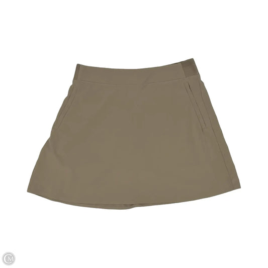 Athletic Skort By Athleta In Tan, Size: M