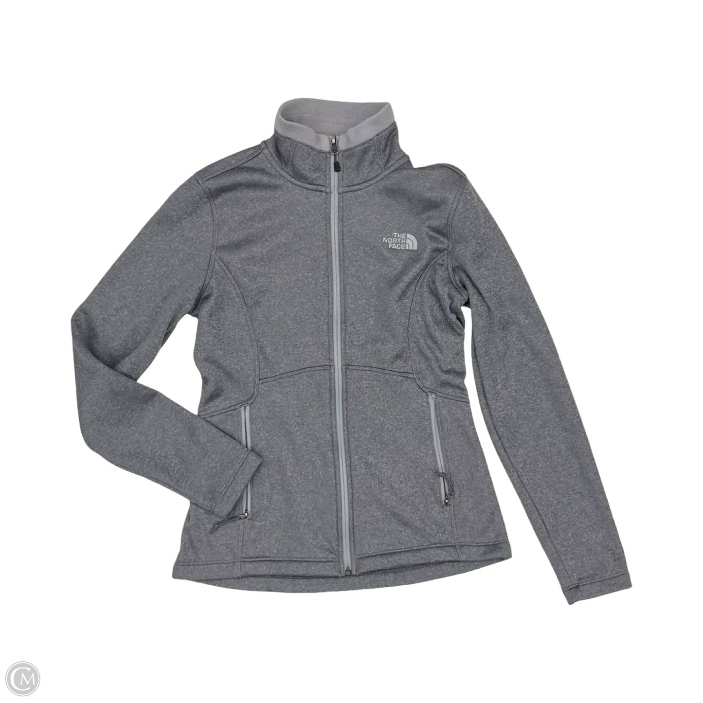 Athletic Jacket By The North Face In Grey, Size: S