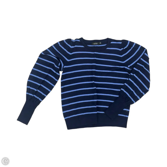 Sweater By Lauren By Ralph Lauren In Blue, Size: L