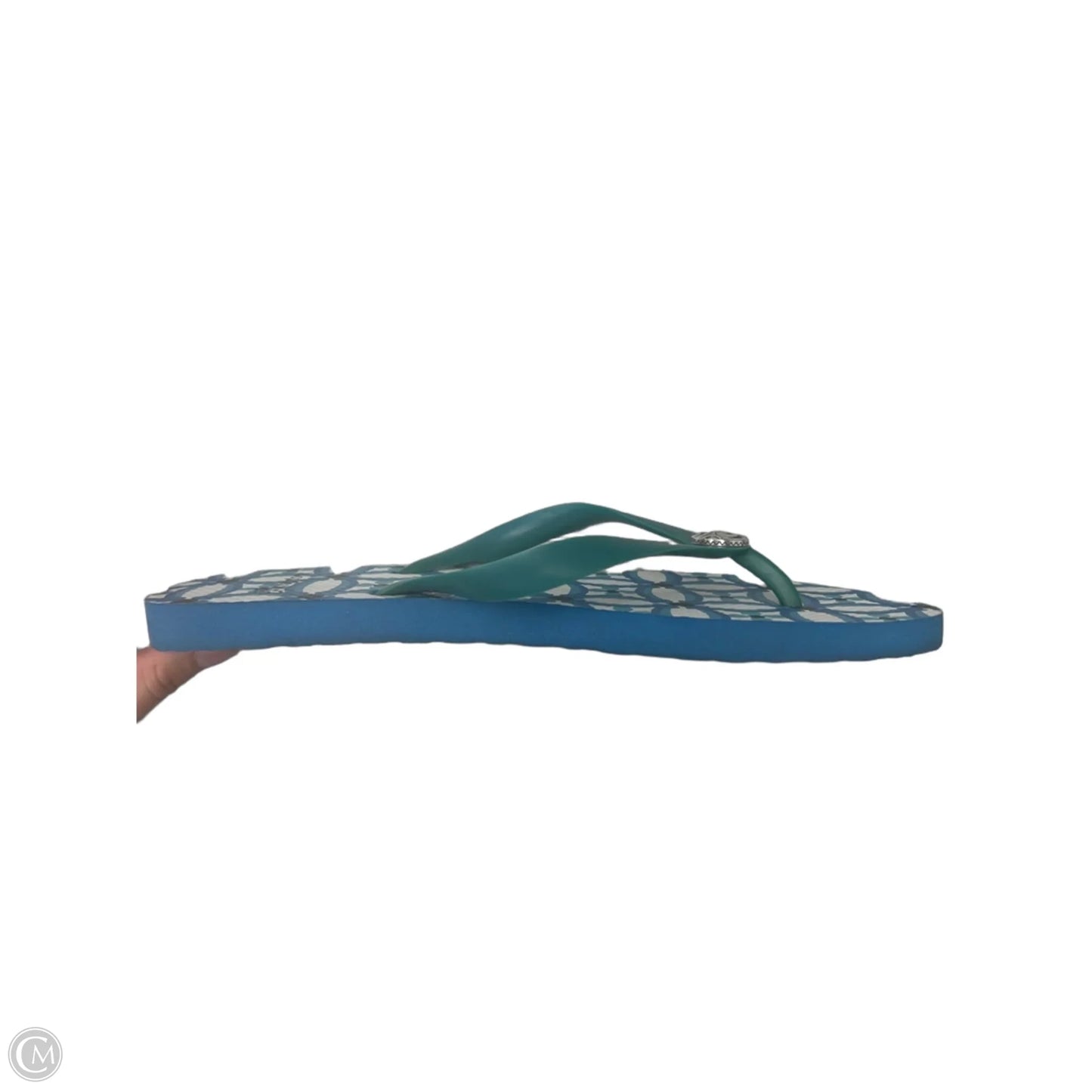 Sandals Flip Flops By Brighton In Aqua, Size: 9