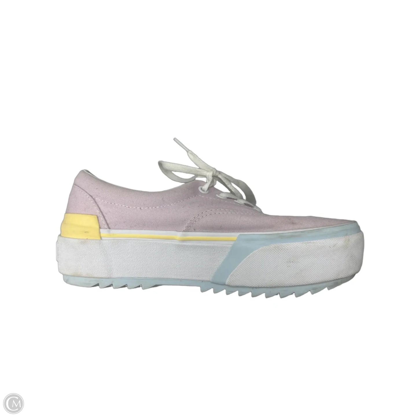 Shoes Sneakers Platform By Vans In Purple, Size: 7.5
