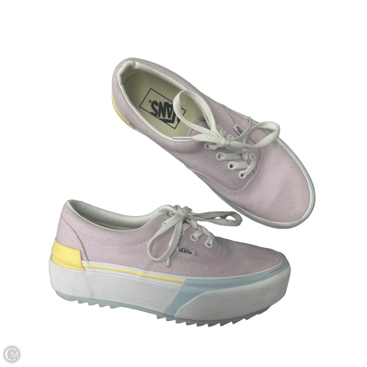 Shoes Sneakers Platform By Vans In Purple, Size: 7.5