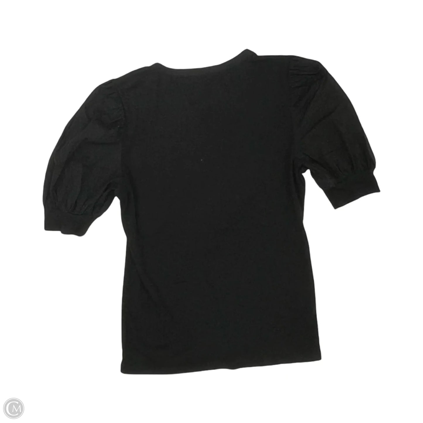 Top Short Sleeve By Loft In Black, Size: M