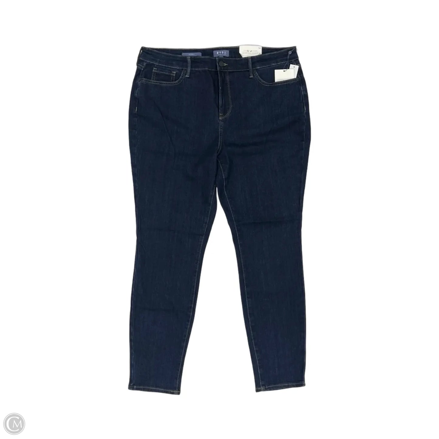 Jeans Skinny By Not Your Daughters Jeans In Blue Denim, Size: 14