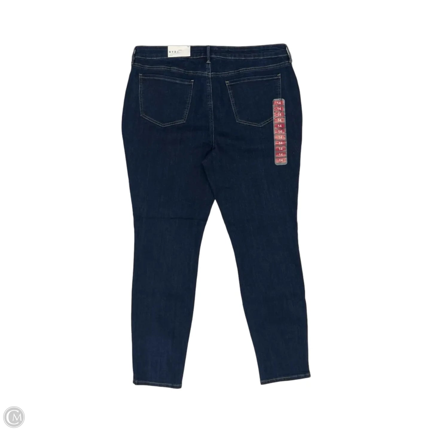 Jeans Skinny By Not Your Daughters Jeans In Blue Denim, Size: 14