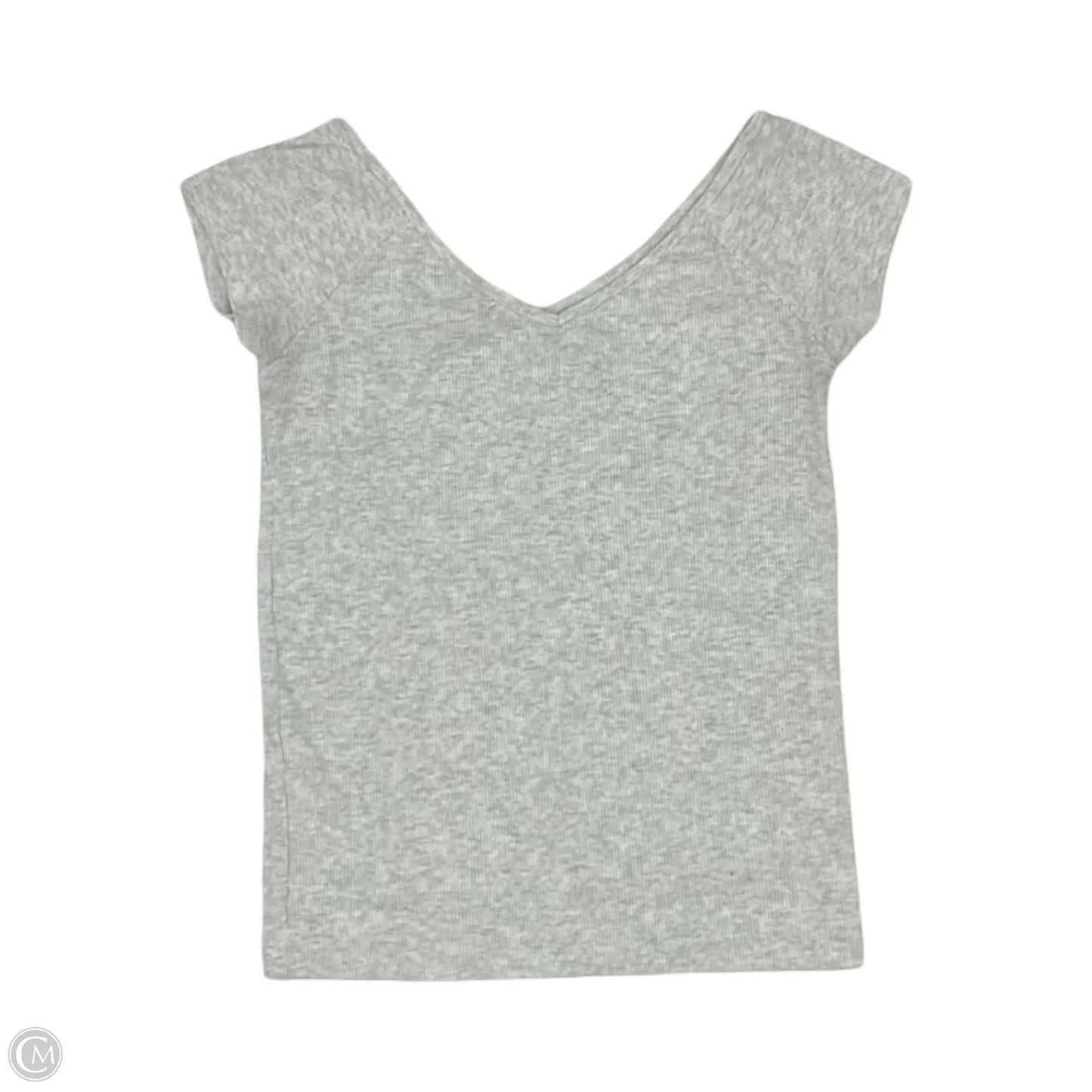 Top Short Sleeve Basic By American Eagle In Grey, Size: Xs