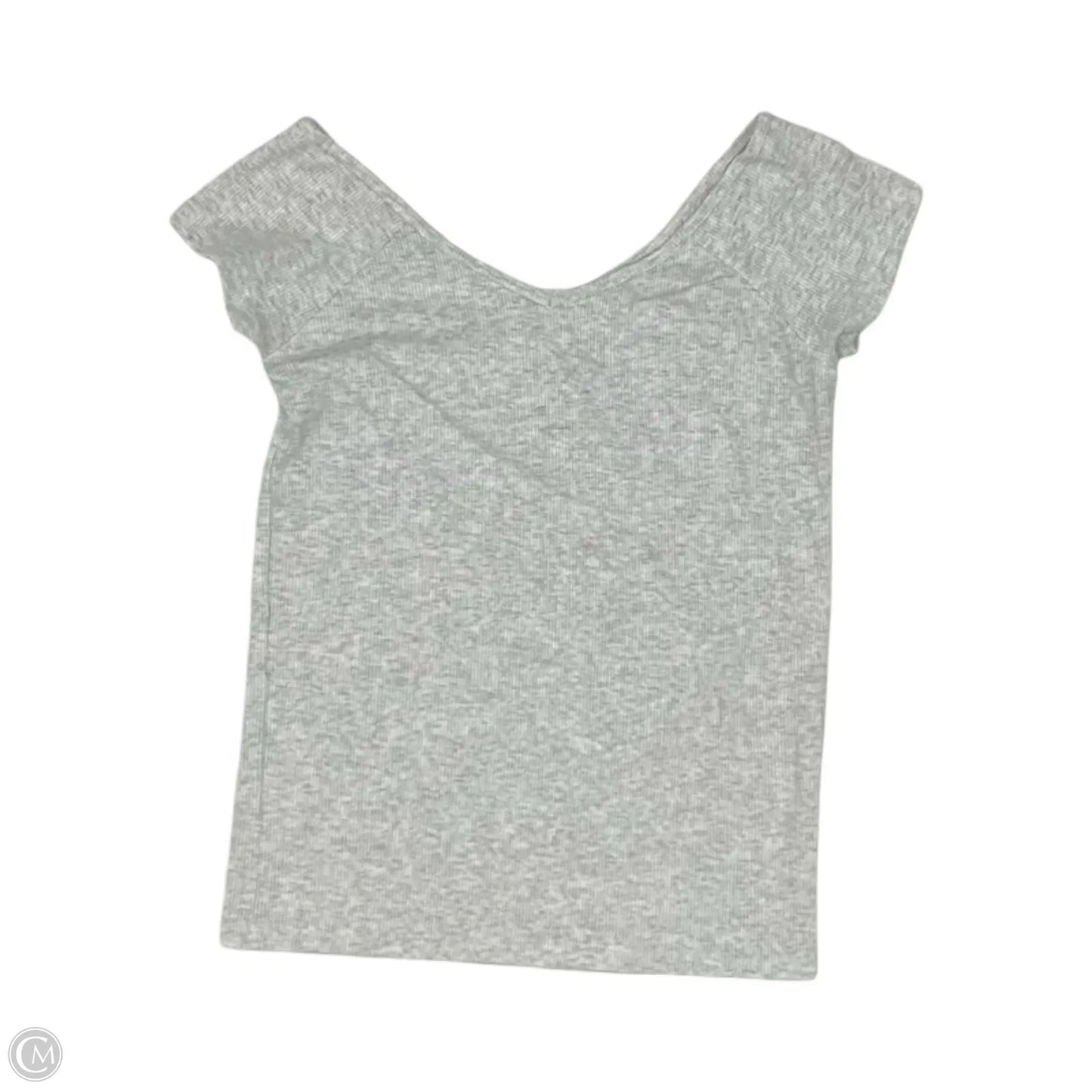 Top Short Sleeve Basic By American Eagle In Grey, Size: Xs