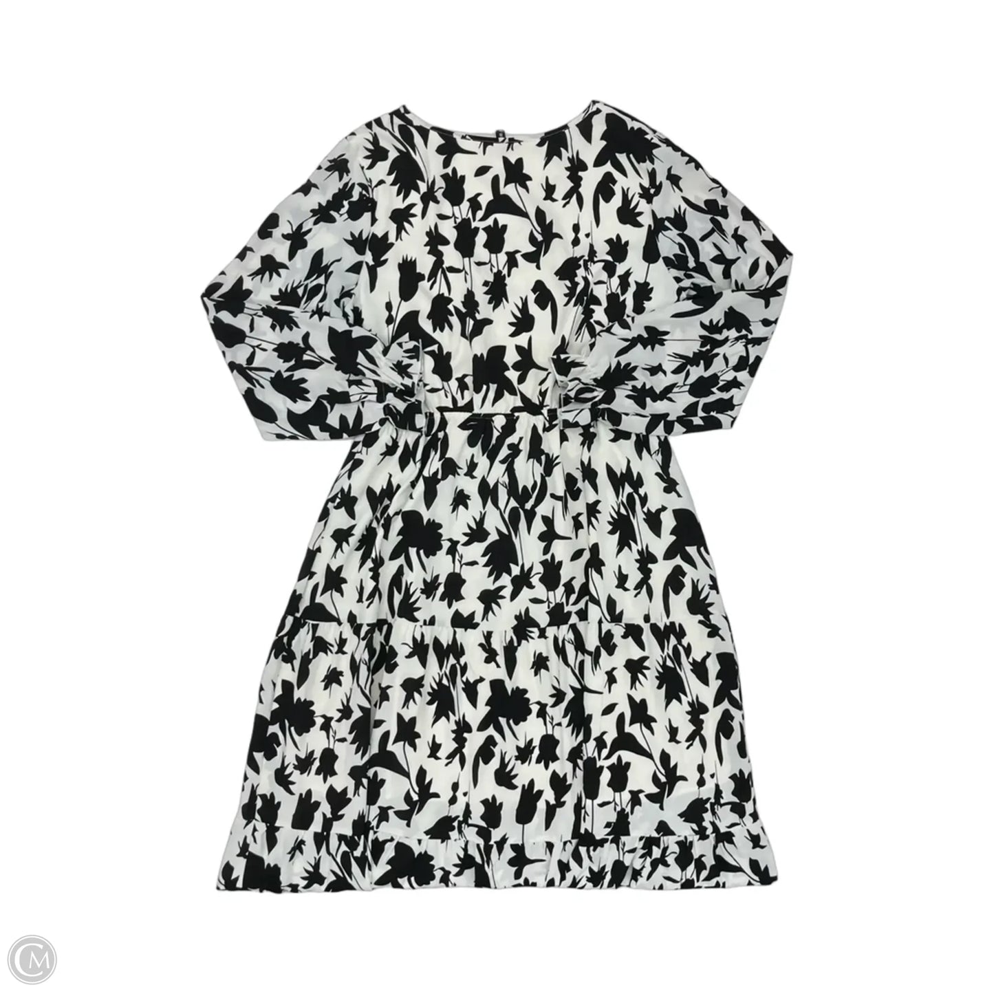 Dress Party Midi By Cme In Black & White, Size: Xl