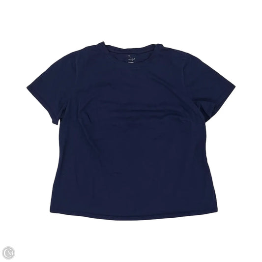 Top Short Sleeve Basic By A New Day In Navy, Size: Xxl