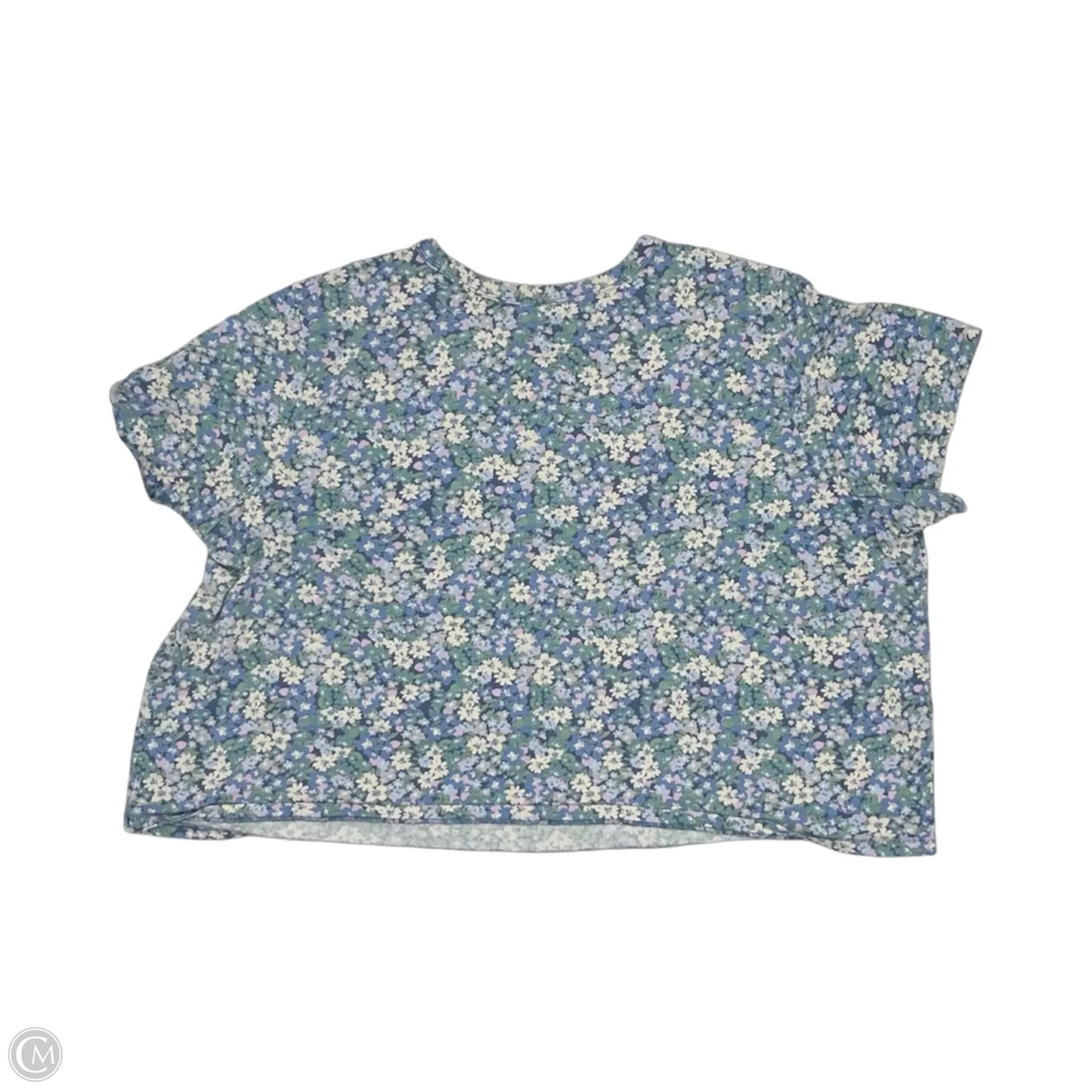Top Short Sleeve By Old Navy In Floral Print, Size: 2x