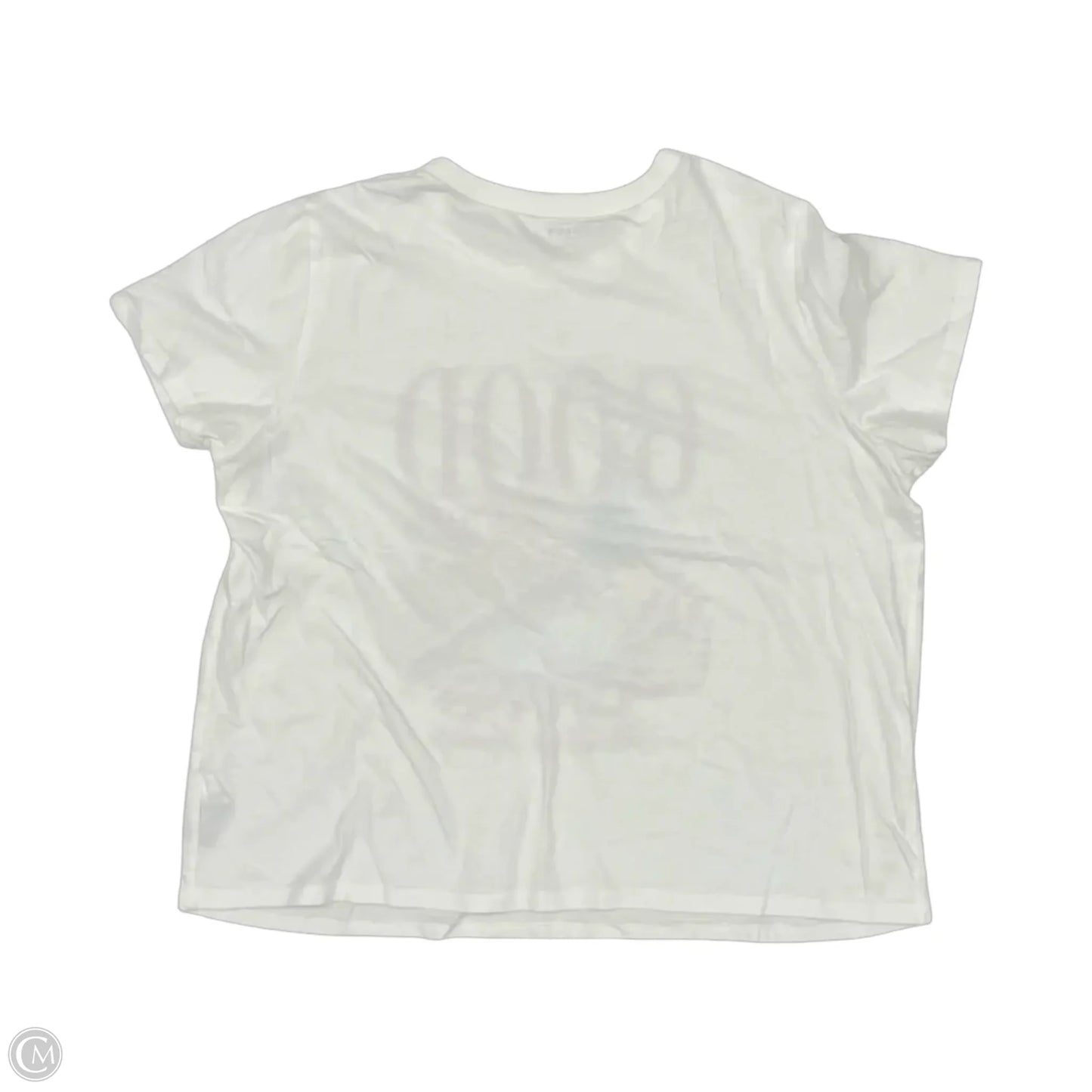 Top Short Sleeve By Old Navy In White, Size: Xl