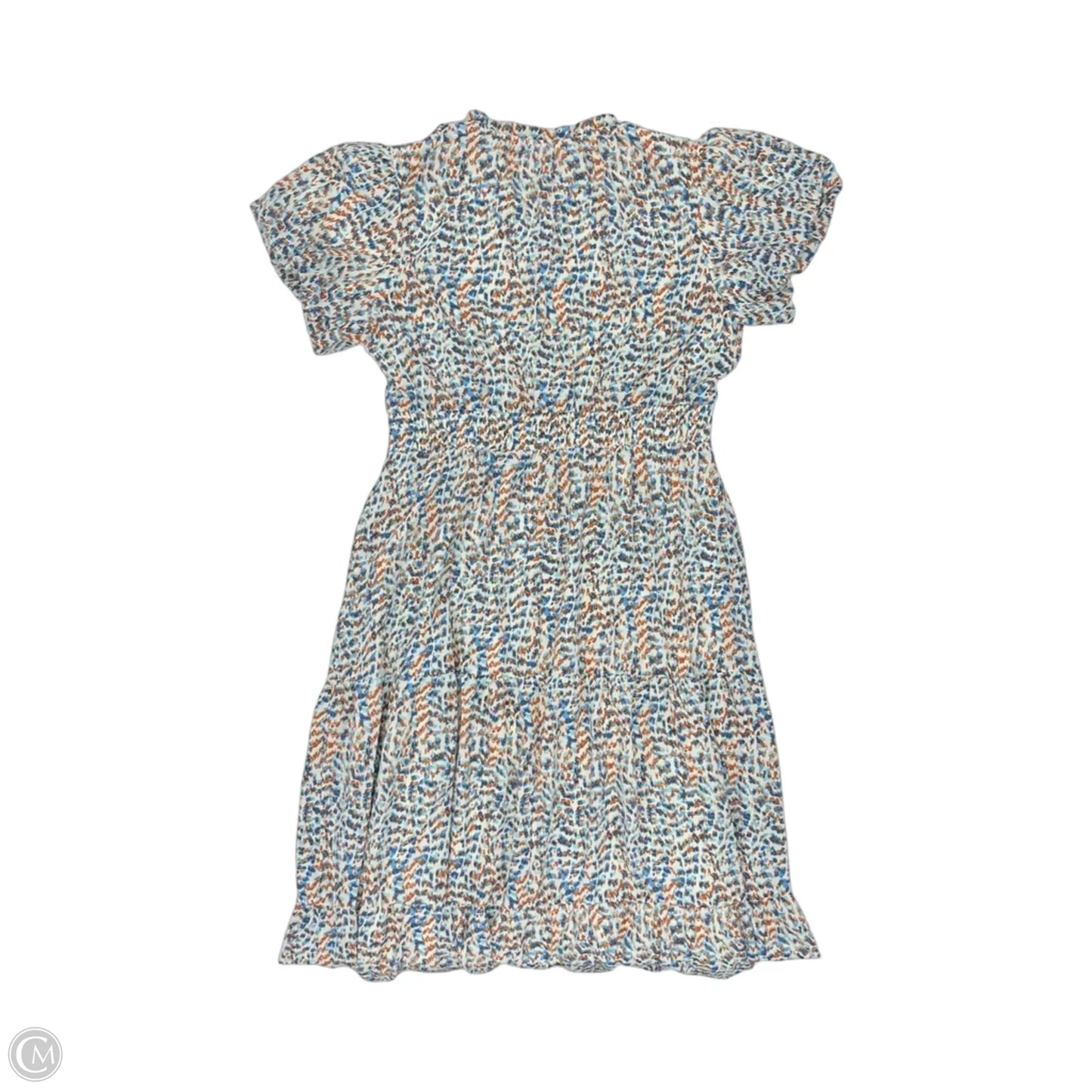 Dress Party Midi By Cme In Blue & Orange, Size: Xl