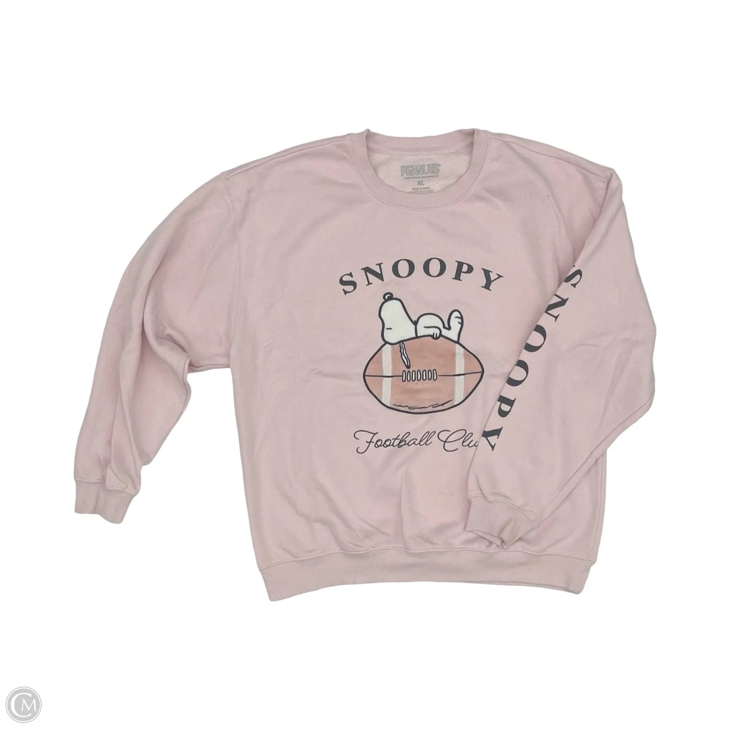 Sweatshirt Crewneck By Clothes Mentor In Pink, Size: Xl