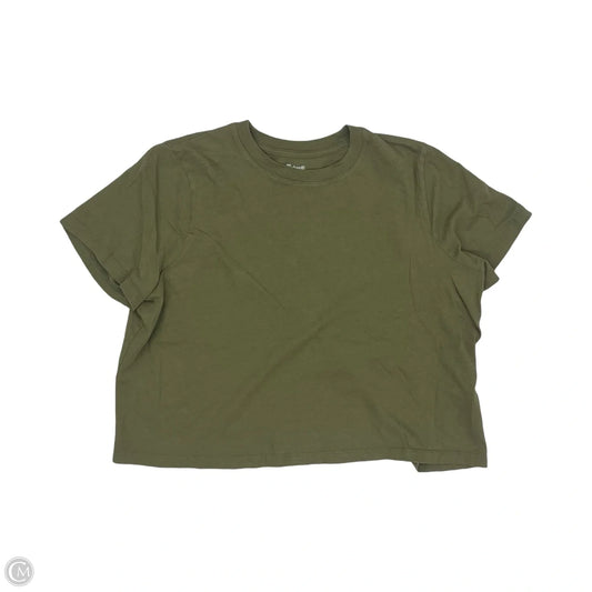 Top Short Sleeve Basic By Madewell In Green, Size: S