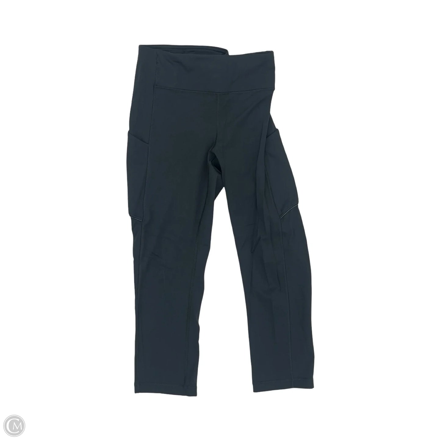 Athletic Leggings Capris By Lululemon In Grey, Size: M