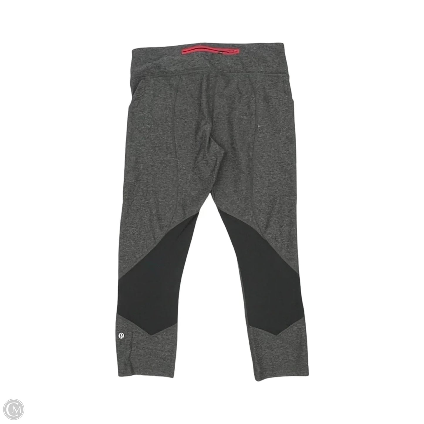 Athletic Leggings Capris By Lululemon In Grey, Size: M