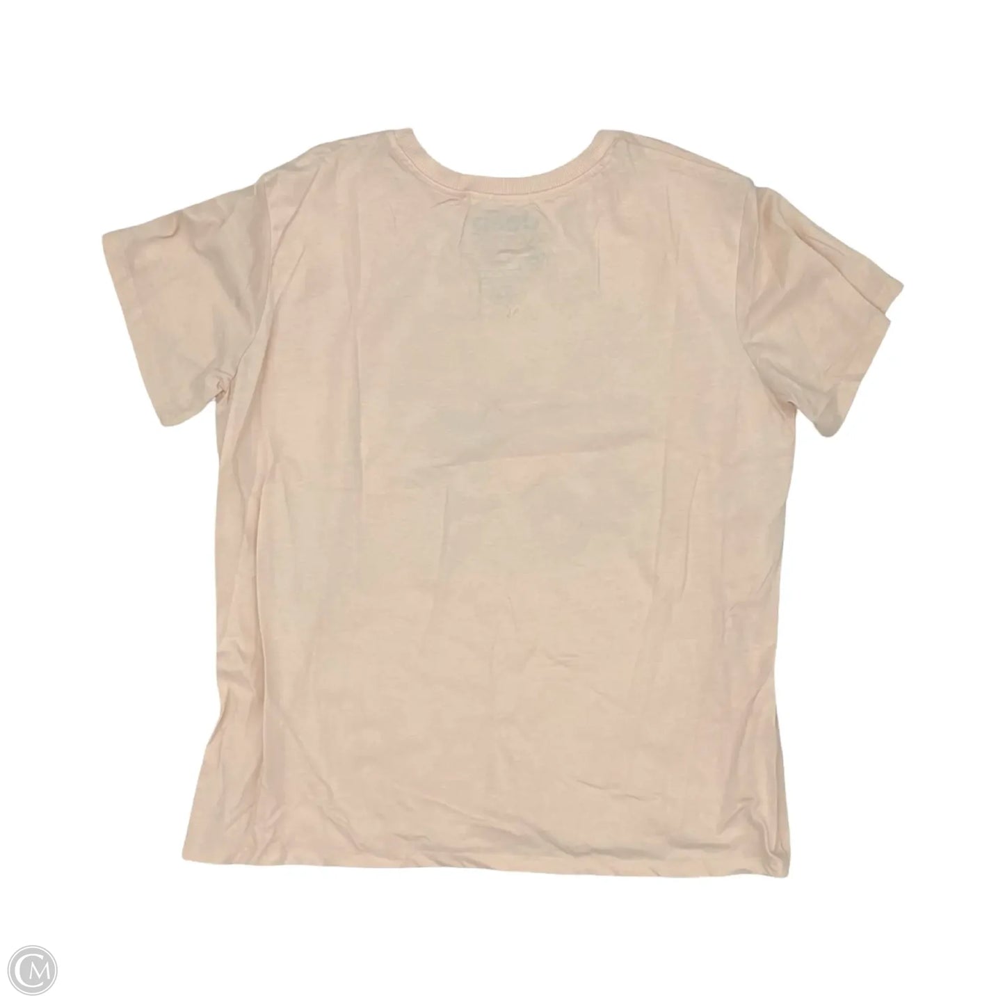 Top Short Sleeve By Clothes Mentor In Peach, Size: Xxl
