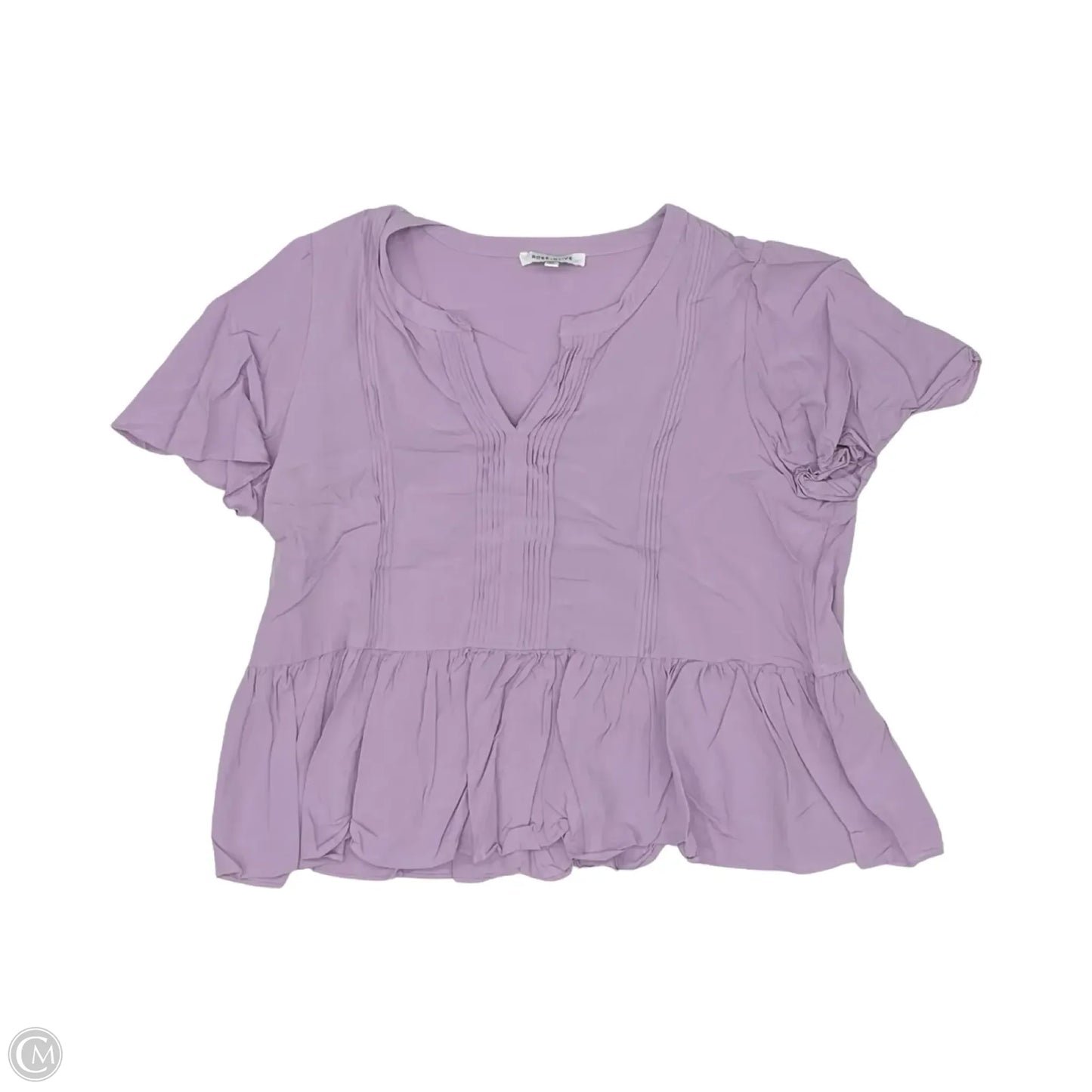 Blouse Short Sleeve By Rose And Olive In Animal Print, Size: 3x