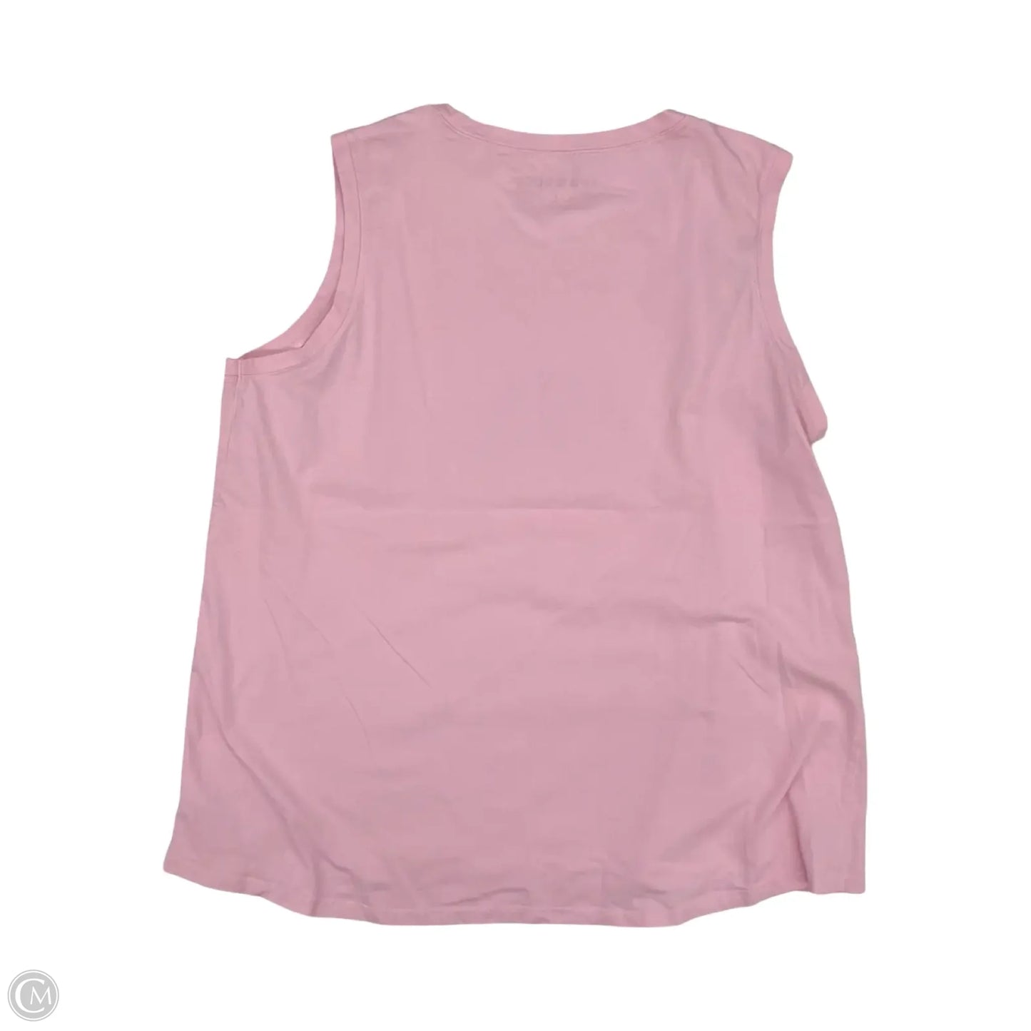 Top Sleeveless By Life Is Good In Pink, Size: L
