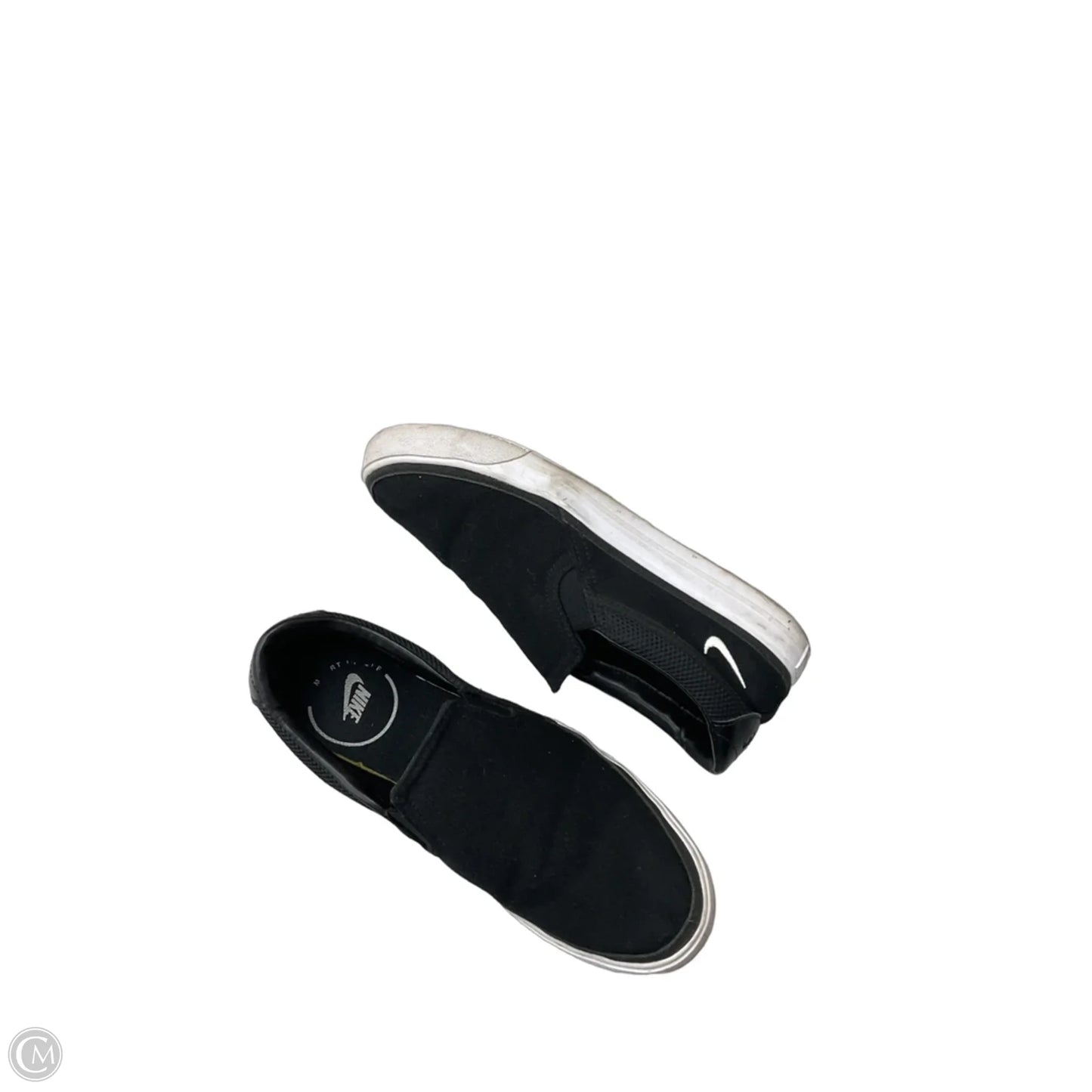 Shoes Flats By Nike In Black, Size: 8.5