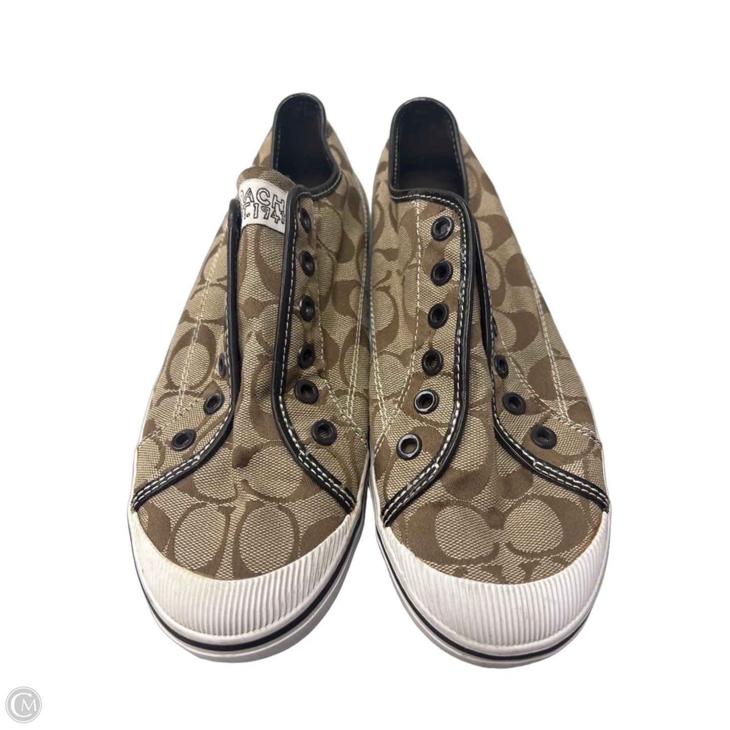 Shoes Designer By Coach In Brown, Size: 9.5