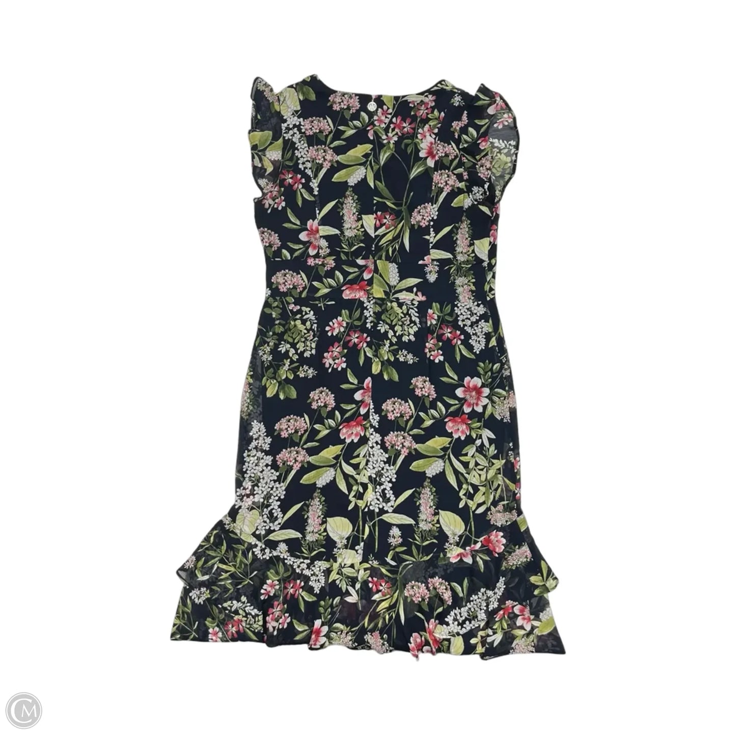 Dress Party Midi By Tommy Hilfiger In Navy, Size: L