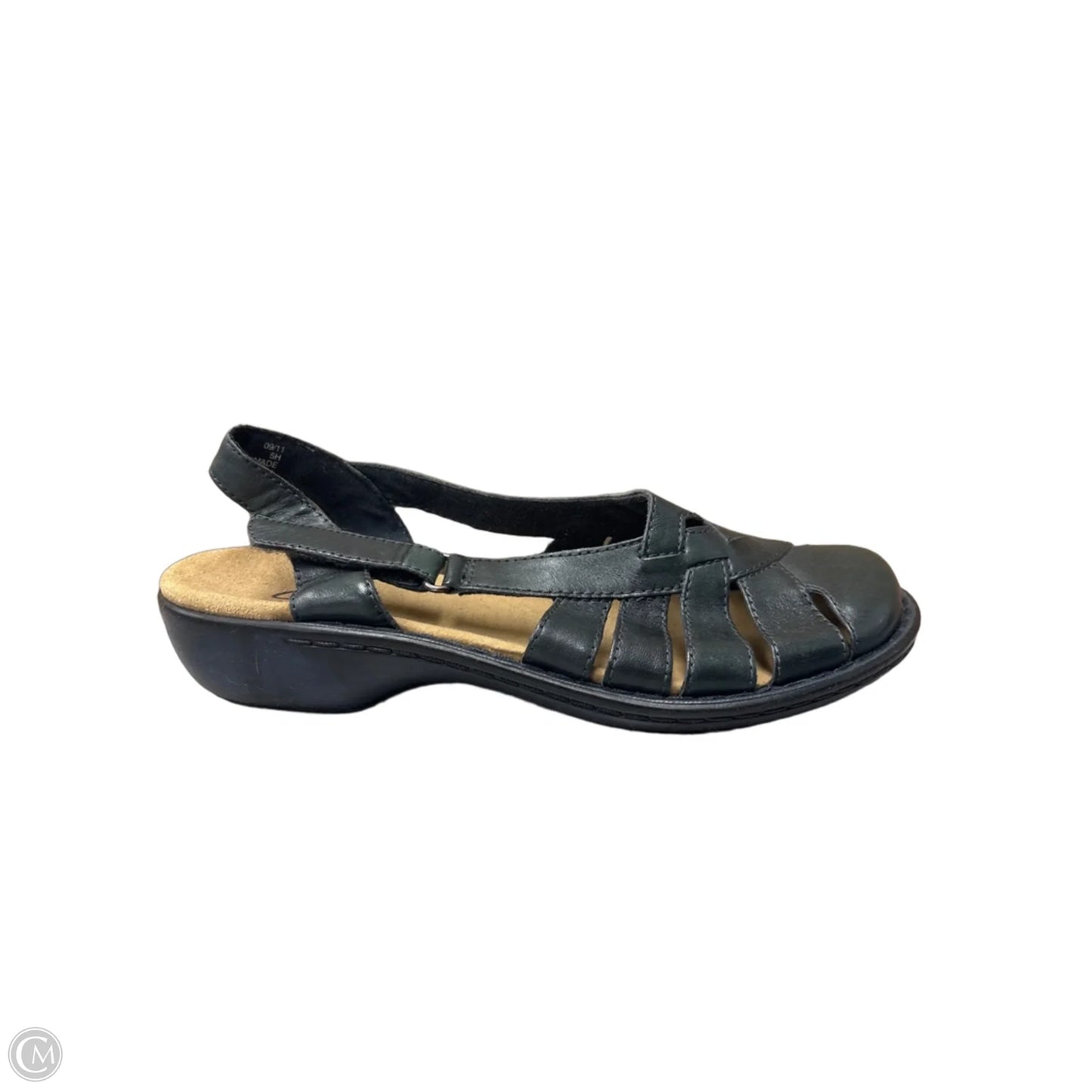 Sandals Flats By Clarks In Navy, Size: 8