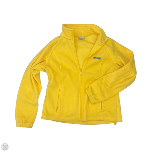 Jacket Fleece By Columbia In Yellow, Size: Xl