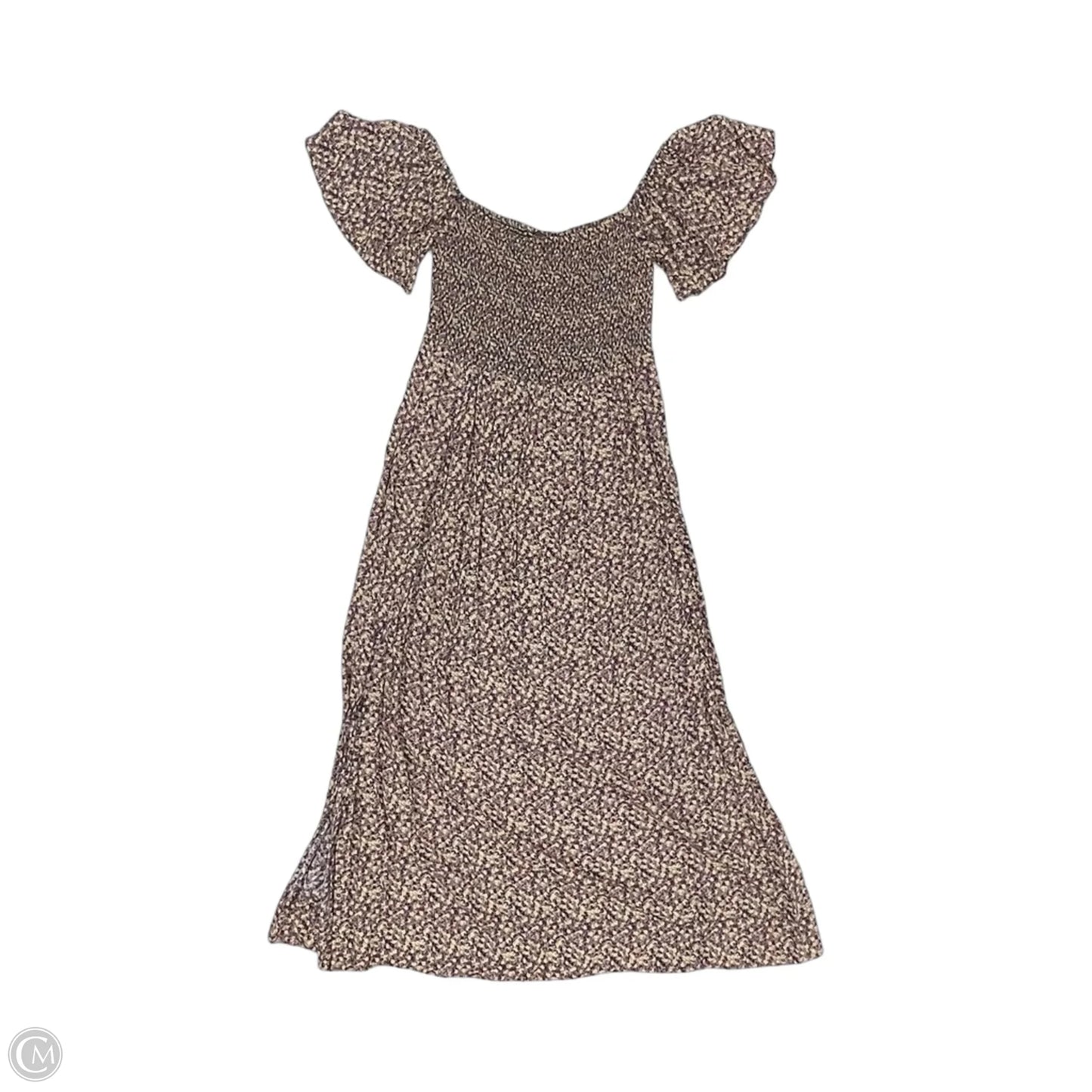 Dress Casual Midi By Free People In Purple & Yellow, Size: M