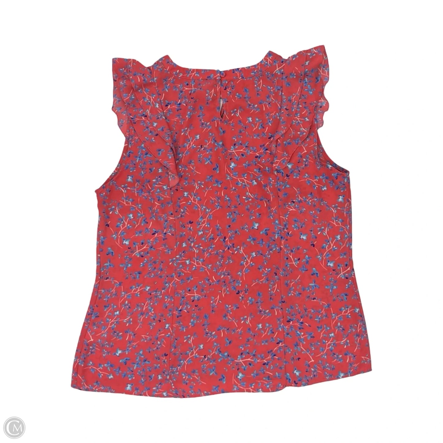 Blouse Short Sleeve By Elle In Coral, Size: M