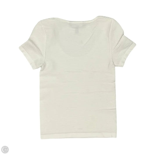 Top Short Sleeve By White House Black Market In White, Size: S