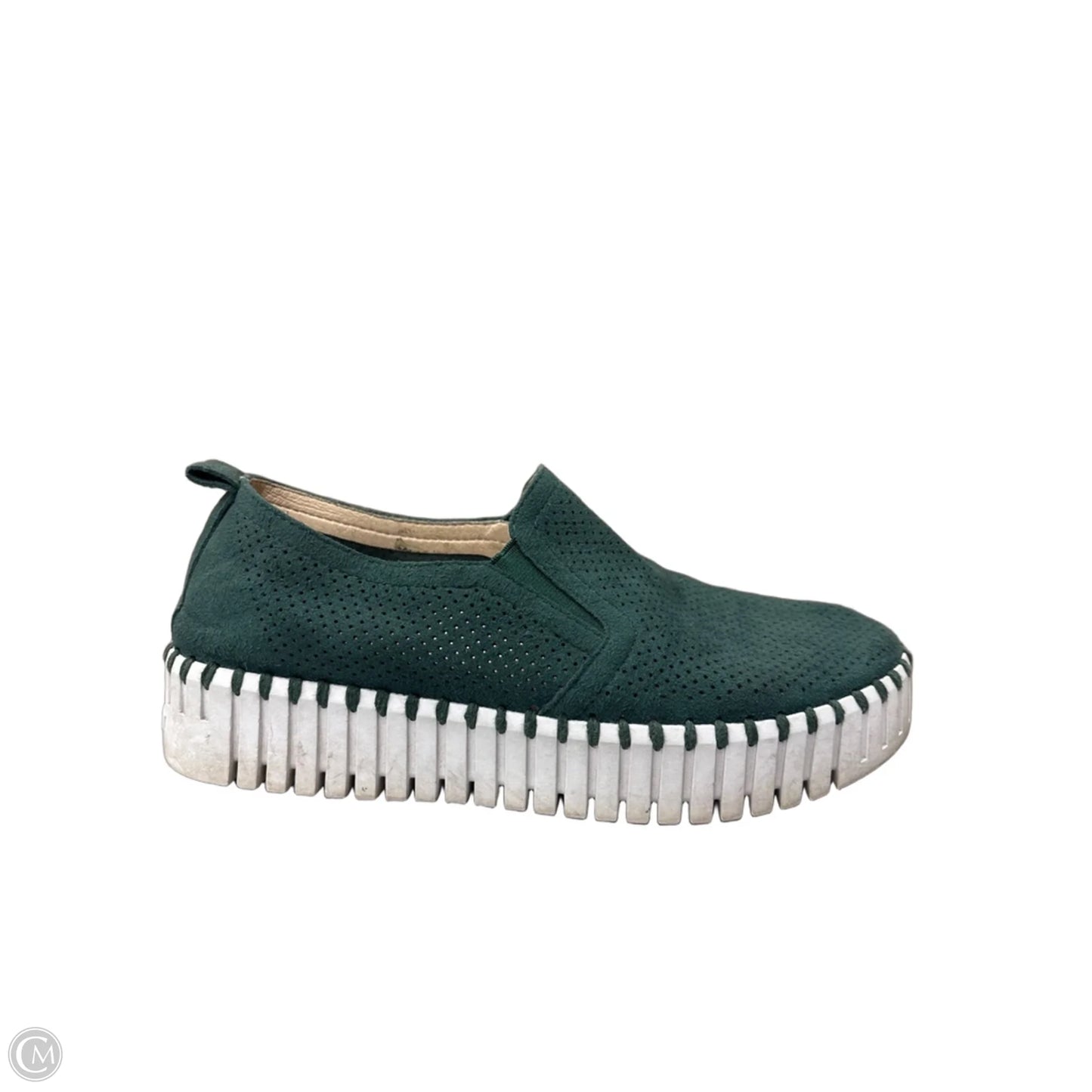 Shoes Flats By Cmc In Green, Size: 6.5