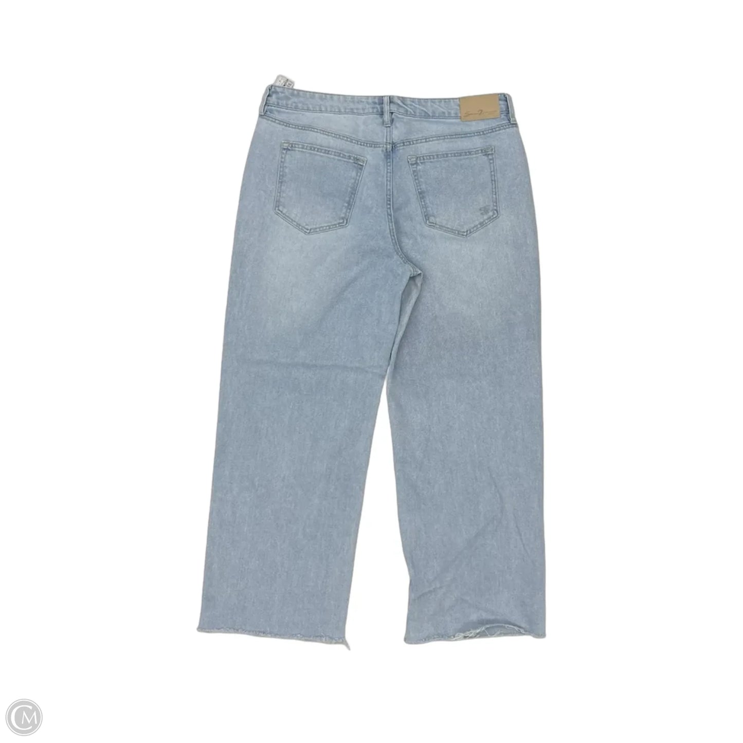 Jeans Straight By Seven 7 In Blue Denim, Size: 10