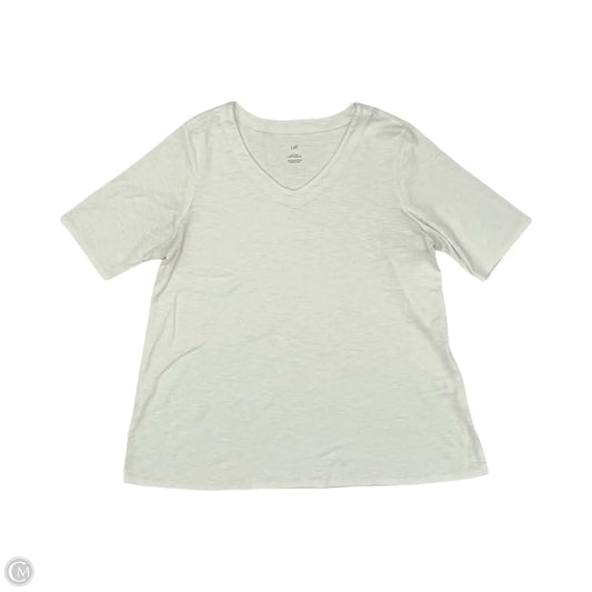 Top Short Sleeve By J. Jill In White, Size: L