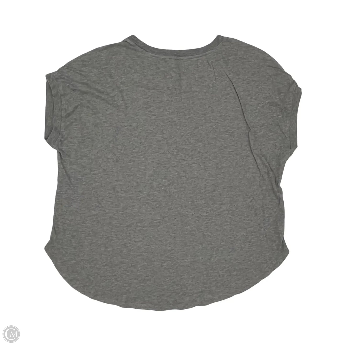 Top Short Sleeve Basic By Lou And Grey In Grey, Size: Xl