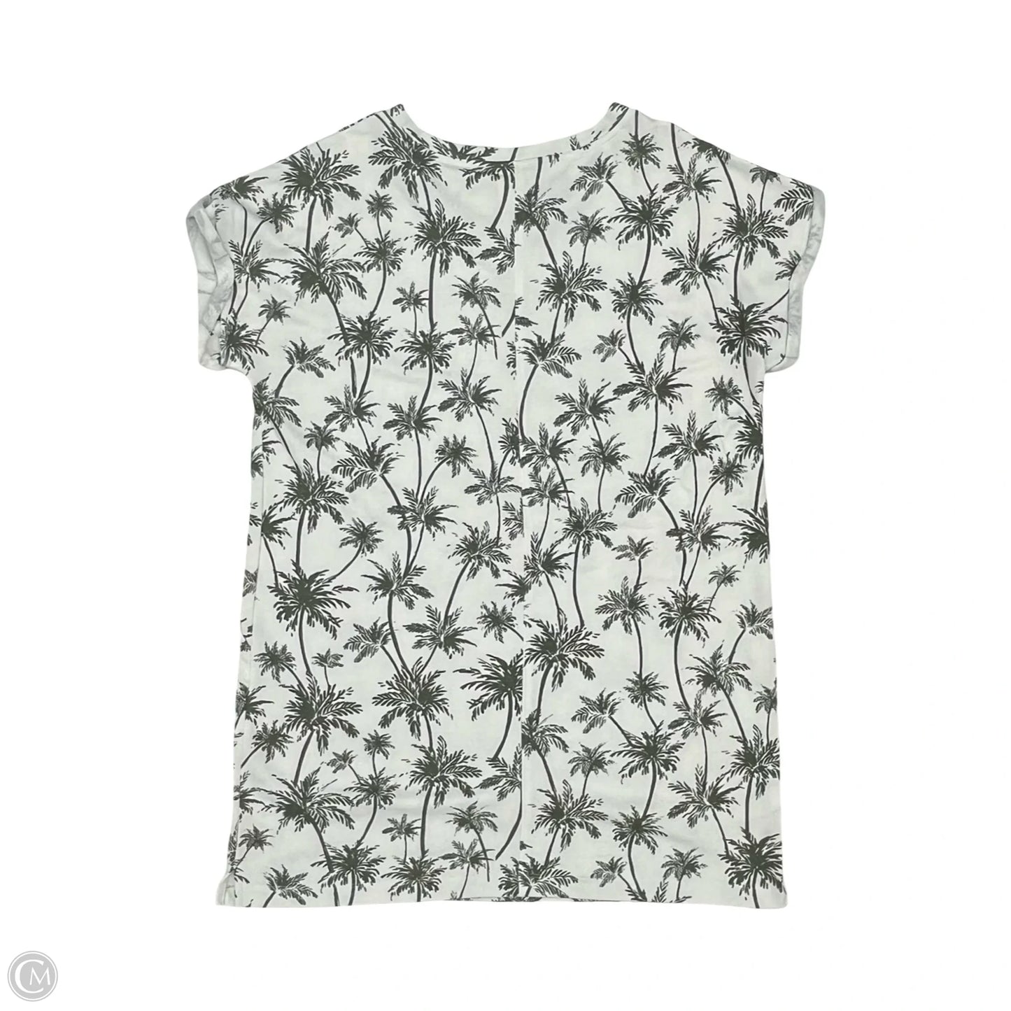 Dress Casual Short By Lou And Grey In Green & White, Size: Xl