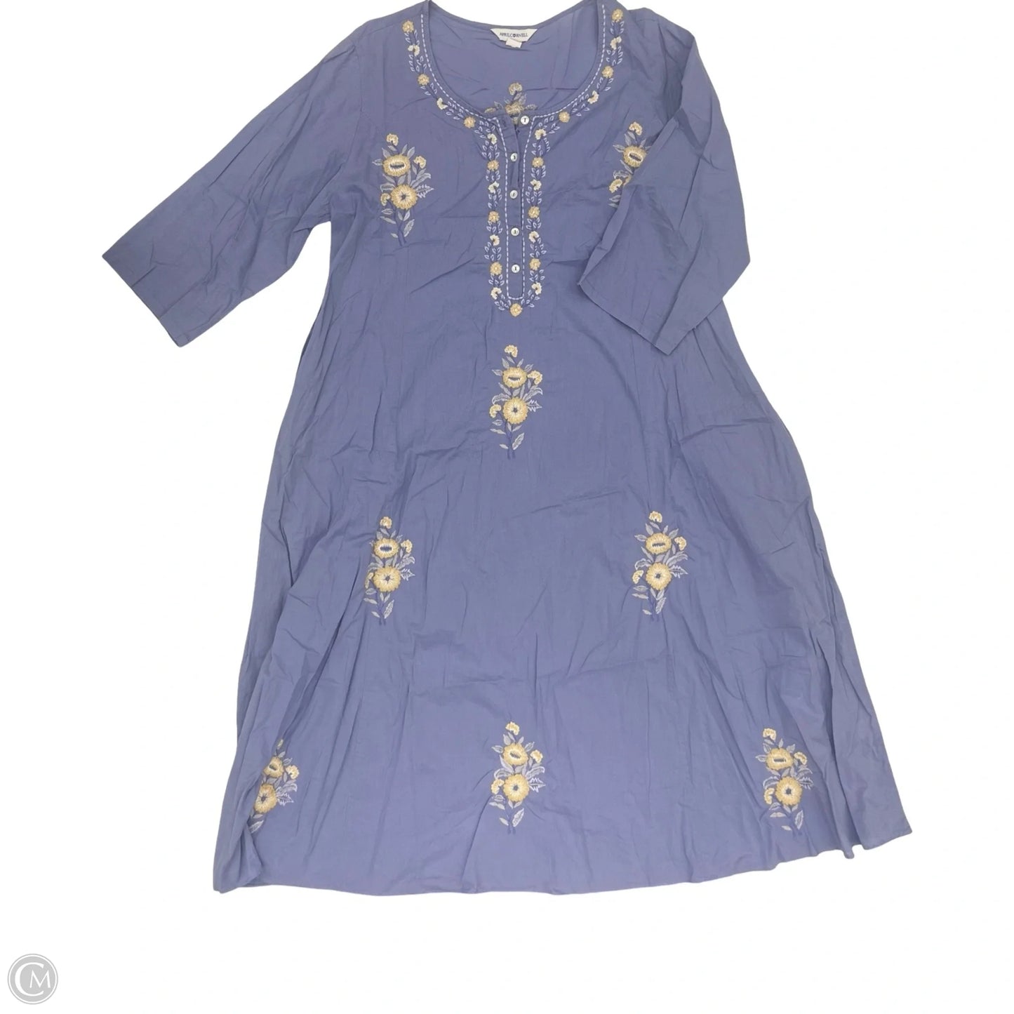Dress Party Midi By April Carnell In Blue, Size: Xl