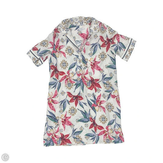 Dress Party Midi By Chicos In Floral Print, Size: 16