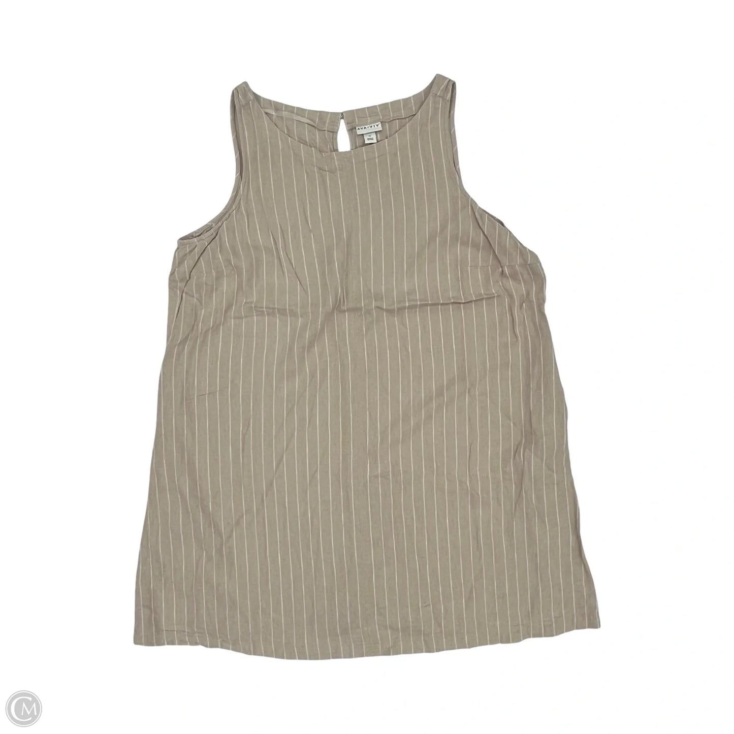 Dress Casual Short By Ava & Viv In Tan, Size: 1x