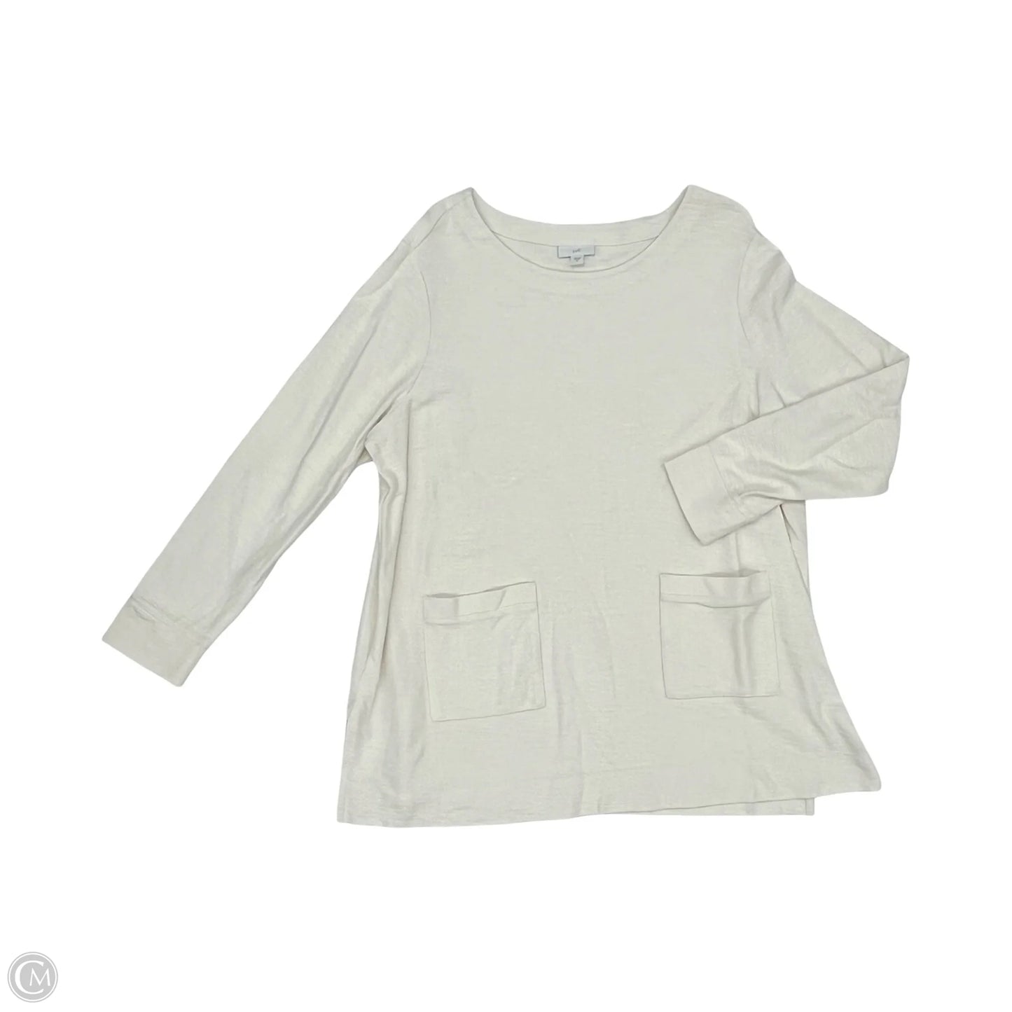 Tunic Long Sleeve By J. Jill In Cream, Size: Xl