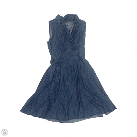 Dress Party Short By Tommy Hilfiger In Blue Denim, Size: 4