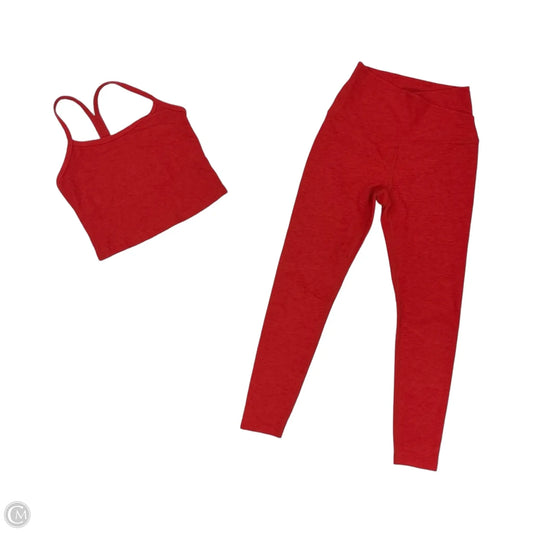 Athletic Pants 2pc By Beyond Yoga In Red, Size: Xs