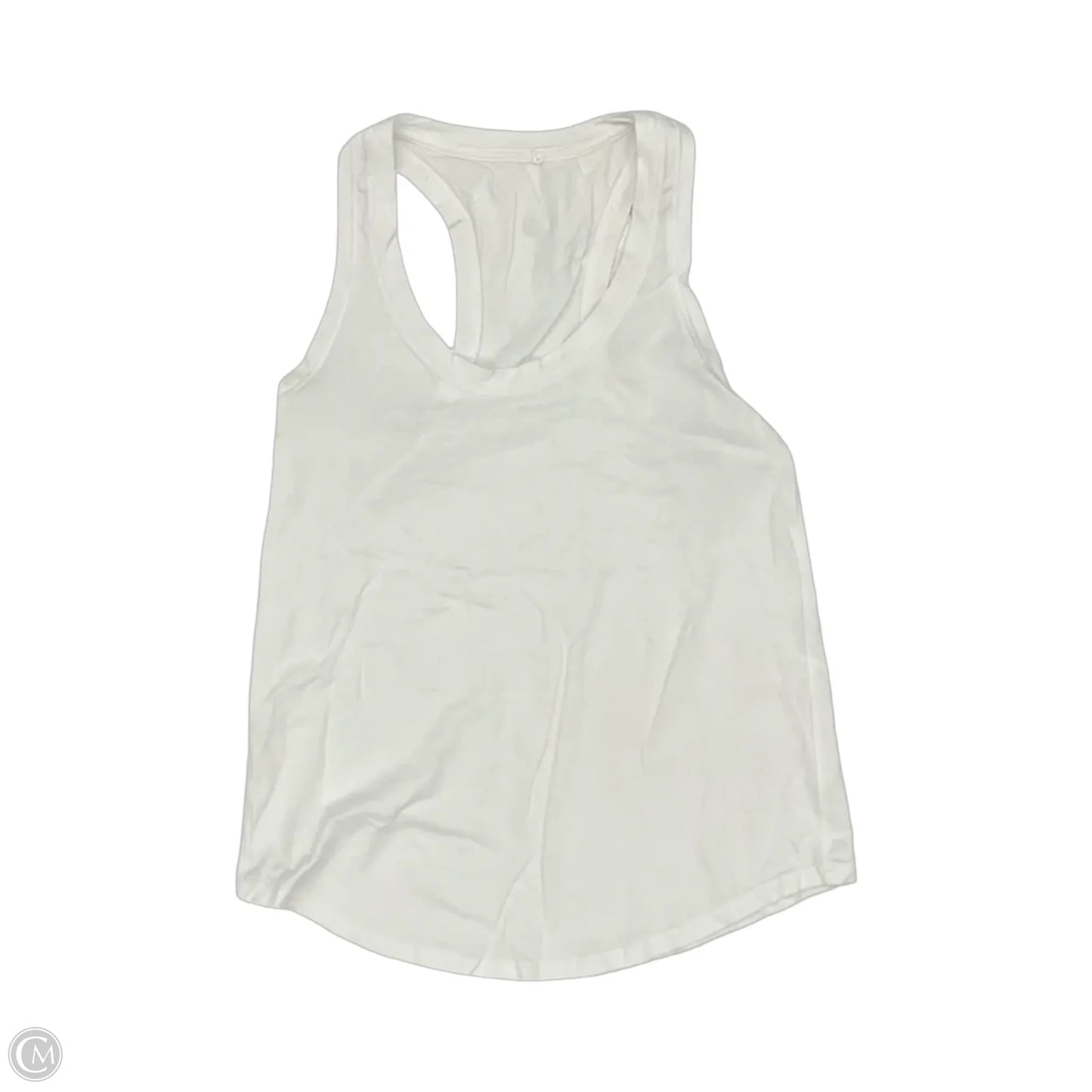 Athletic Tank Top By Lululemon In White, Size: Xs