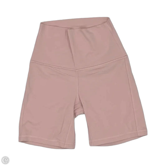 Athletic Shorts By Lululemon In Pink, Size: Xs