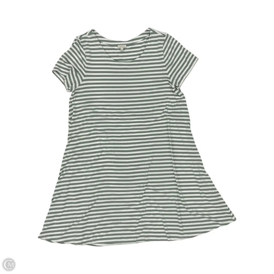 Dress Casual Short By Talbots In Cream & Green, Size: L